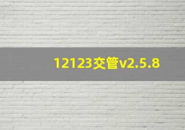 12123交管v2.5.8