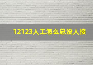 12123人工怎么总没人接