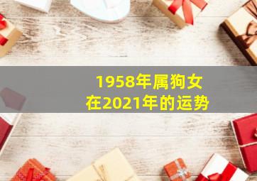 1958年属狗女在2021年的运势