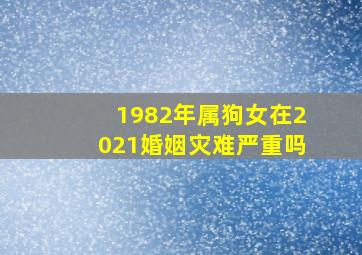 1982年属狗女在2021婚姻灾难严重吗