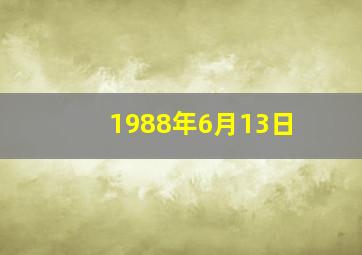 1988年6月13日