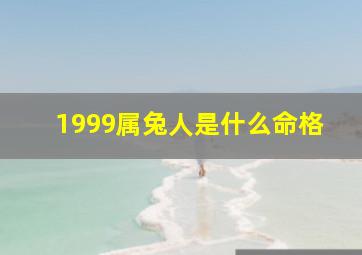 1999属兔人是什么命格