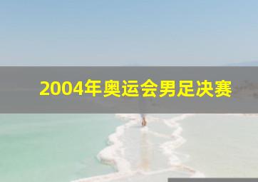 2004年奥运会男足决赛