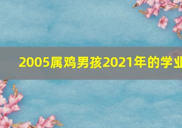 2005属鸡男孩2021年的学业