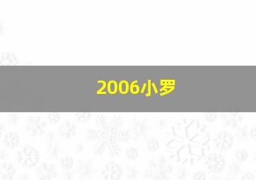 2006小罗