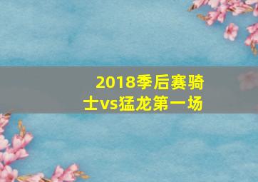 2018季后赛骑士vs猛龙第一场