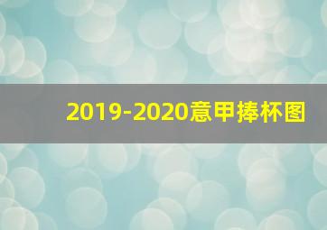 2019-2020意甲捧杯图