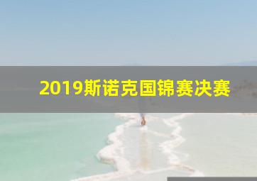 2019斯诺克国锦赛决赛