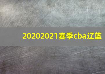 20202021赛季cba辽篮