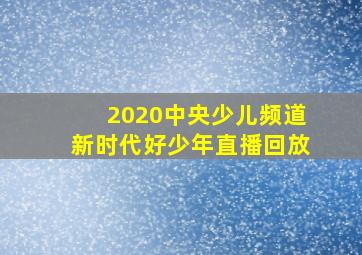 2020中央少儿频道新时代好少年直播回放