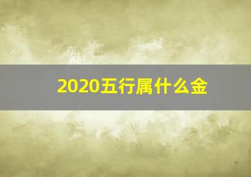 2020五行属什么金