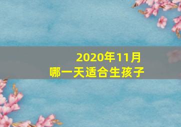 2020年11月哪一天适合生孩子