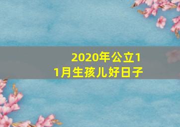 2020年公立11月生孩儿好日子