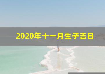 2020年十一月生子吉日