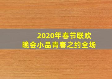 2020年春节联欢晚会小品青春之约全场