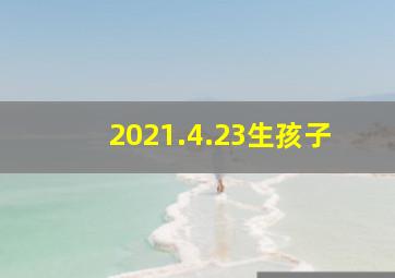 2021.4.23生孩子