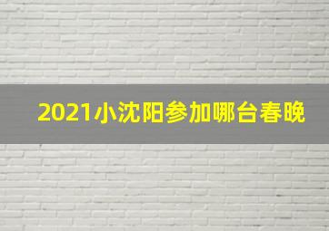 2021小沈阳参加哪台春晚