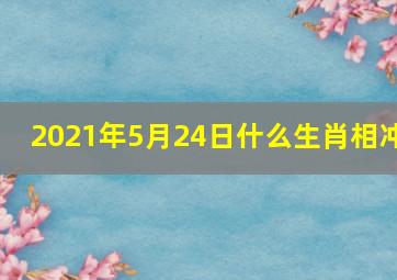 2021年5月24日什么生肖相冲