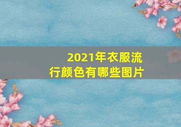 2021年衣服流行颜色有哪些图片