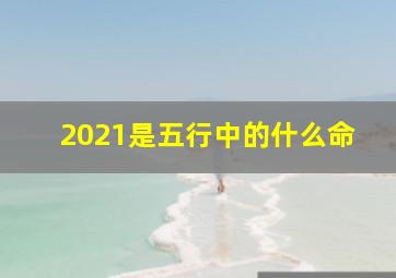 2021是五行中的什么命