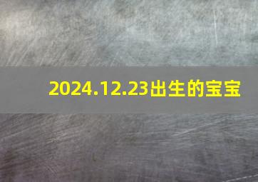 2024.12.23出生的宝宝