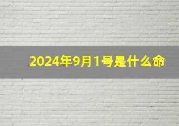 2024年9月1号是什么命