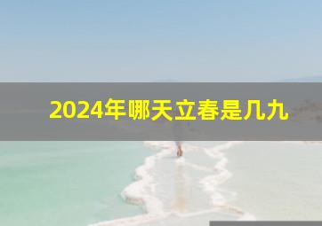 2024年哪天立春是几九