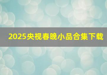 2025央视春晚小品合集下载