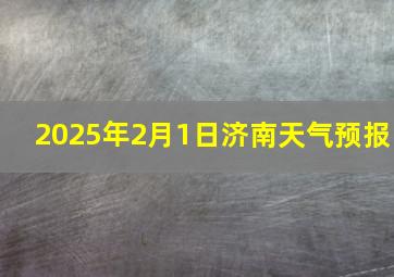 2025年2月1日济南天气预报