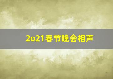 2o21春节晚会相声