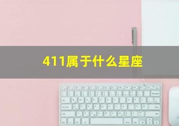 411属于什么星座