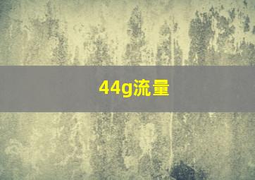 44g流量