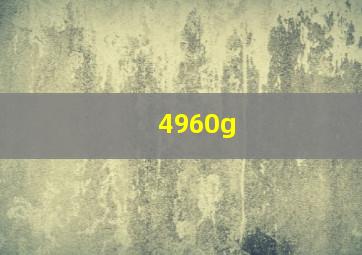 4960g