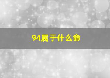 94属于什么命