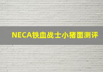 NECA铁血战士小猪面测评