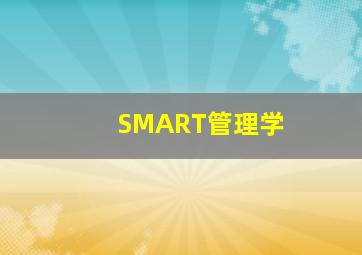 SMART管理学