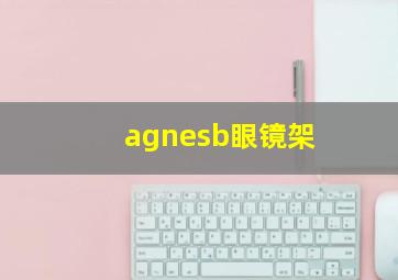 agnesb眼镜架