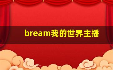 bream我的世界主播