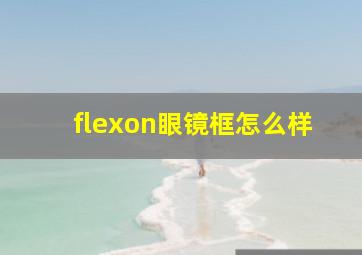 flexon眼镜框怎么样