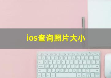 ios查询照片大小