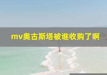 mv奥古斯塔被谁收购了啊