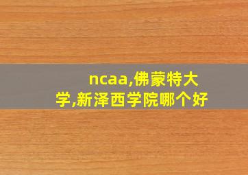 ncaa,佛蒙特大学,新泽西学院哪个好