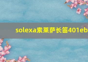 solexa索莱萨长笛401eb