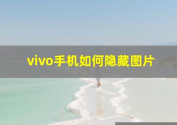 vivo手机如何隐藏图片