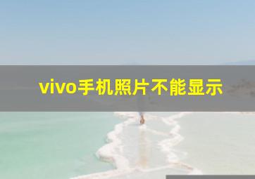 vivo手机照片不能显示