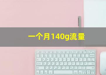 一个月140g流量