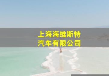 上海海维斯特汽车有限公司