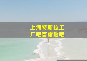 上海特斯拉工厂吧百度贴吧