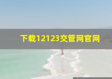 下载12123交管网官网