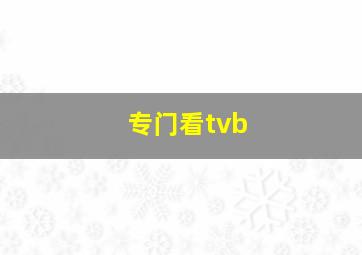 专门看tvb